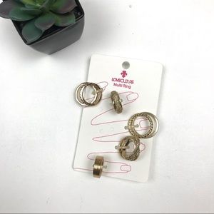 NWT Multiple Knuckle Rings